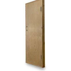 Kylmävaraston ovi Jabo Ljusdal 80x190cm oikea, käsittelemätön urajyrsitty vaneri