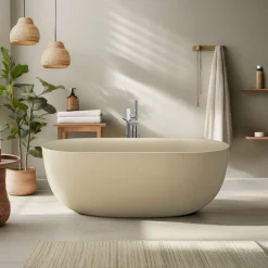 Kylpyamme Bathlife Soft, 1600x590 mm, beige