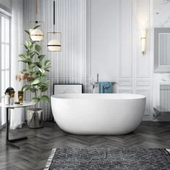 Kylpyamme Bathlife Soft 1600x750 mm valkoinen