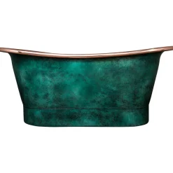Kylpyamme GemLook Venus 270 l 170x70x72 cm kupari vihreä