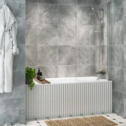 Kylpyamme Gustavsberg, 1400 x 700 mm, upotettava, ylivuotoaukolla, valkoinen