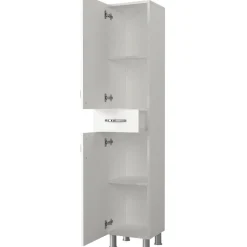Kylpyhuoneen kaappi Linento Furniture Selin, 35x179cm, valkoinen