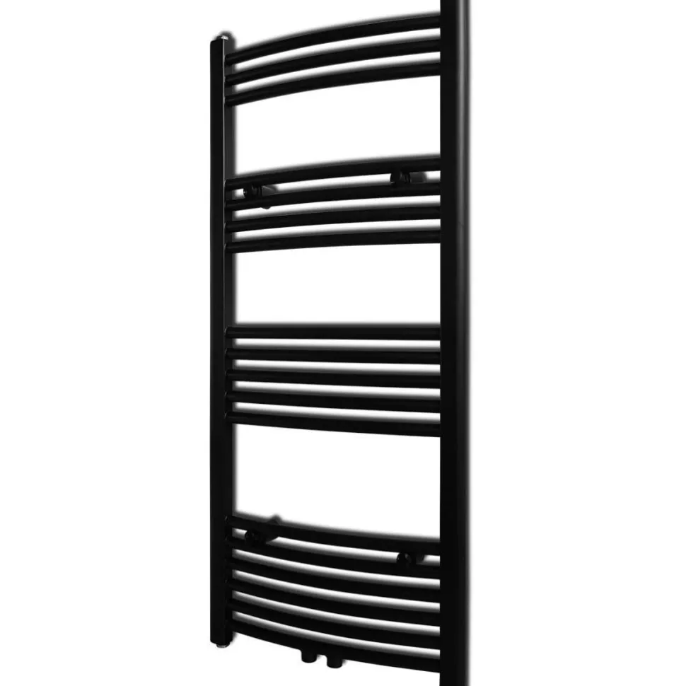 Kylpyhuoneen keskuslämmitys pyyheteline kaareva 500x1160 mm