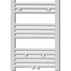 Kylpyhuoneen keskuslämmitys pyyheteline suora 500 x 764 mm