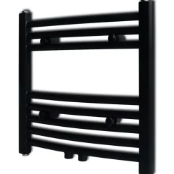 Kylpyhuoneen keskuslämmitys pyyheteline kaareva 480x480 mm