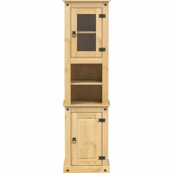 Kylpyhuoneen korkea kaappi Corona 50x40x185 cm täysi mänty (02792)