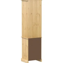 Kylpyhuoneen korkea kaappi Corona 50x40x185 cm täysi mänty (02792)