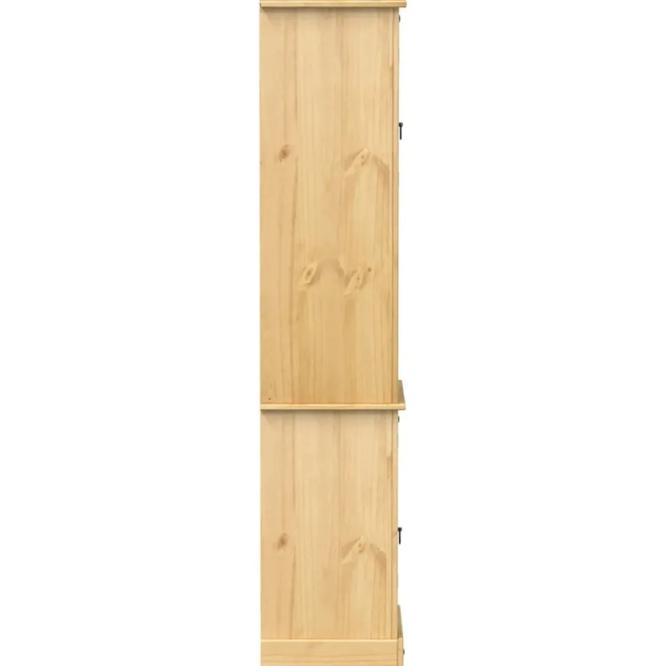 Kylpyhuoneen korkea kaappi Corona 50x40x185 cm täysi mänty (02792)