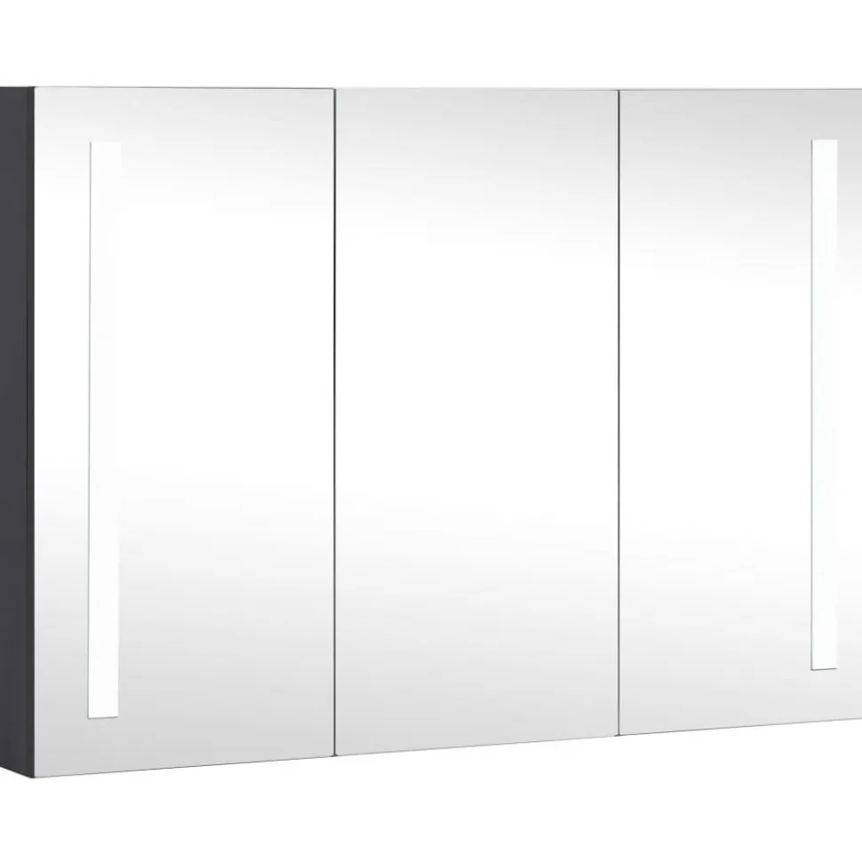 Kylpyhuoneen LED-peilikaappi, 89x14x62cm