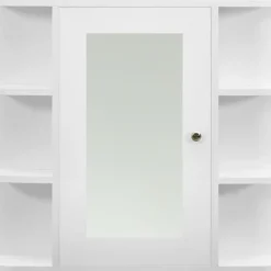 Kylpyhuoneen peilikaappi valkoinen 66x17x63 cm mdf