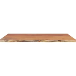 Kylpyhuoneen työtaso 90x60x2,5 cm suorakaide täysi akasiapuu (70261)