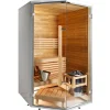 Kylpyhuonesauna Harvia Sirius Formula 1440x1240mm eri materiaaleja kulmamalli