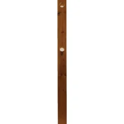 Köysitolppa Piippo 70x70x1000mm, ruskea, kahdella reiällä