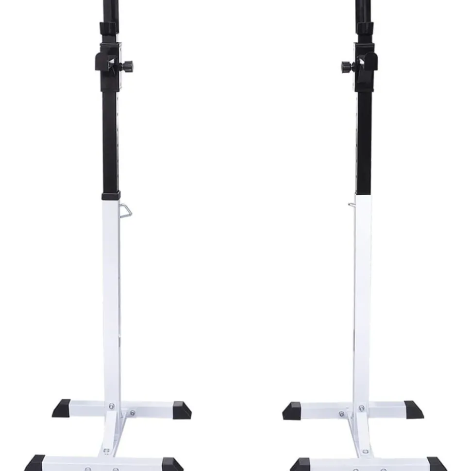 Kyykkyteline levytanko- ja käsipainosarjalla, 60.5kg