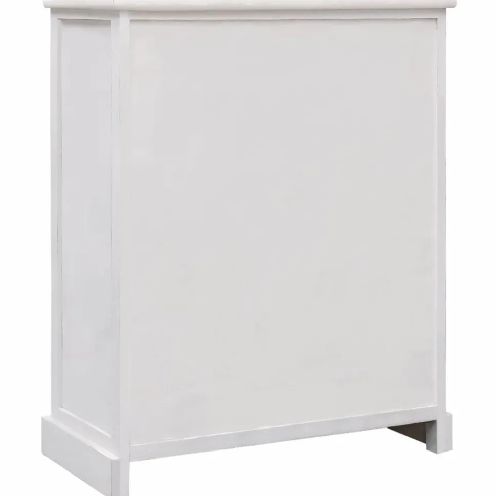 Laatikosto valkoinen 60x30x75 cm puu