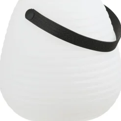 Ladattava LED-lyhty House Nordic Derry, ulkokäyttöön, ø21cm, RGB, IP44, 3.7V, 1500mAh, valkoinen