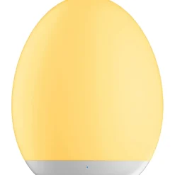 Ladattava LED-pöytävalaisin Star Trading Oval Ø92x110 mm valkoinen