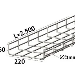 Lankahylly Aisi 316l  75/55/4mm RST