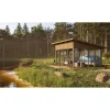 Lasipaviljonki pulpettikatolla 4x4m