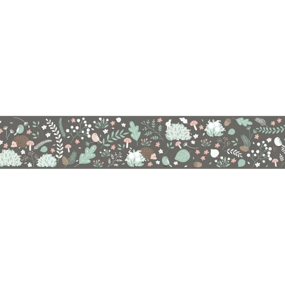 Lastenhuoneen boordi Kids Walls 45871, vinyylipinta, 0.18x5m, luonto, ruskea