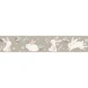 Lastenhuoneen boordi Kids Walls 45862, vinyylipinta, 0.18x5m, kukka, beige