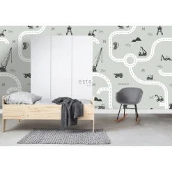 Lastenhuoneen tapetti Esta Forest Friends 159058, jatkettava, 2m x 2.79m