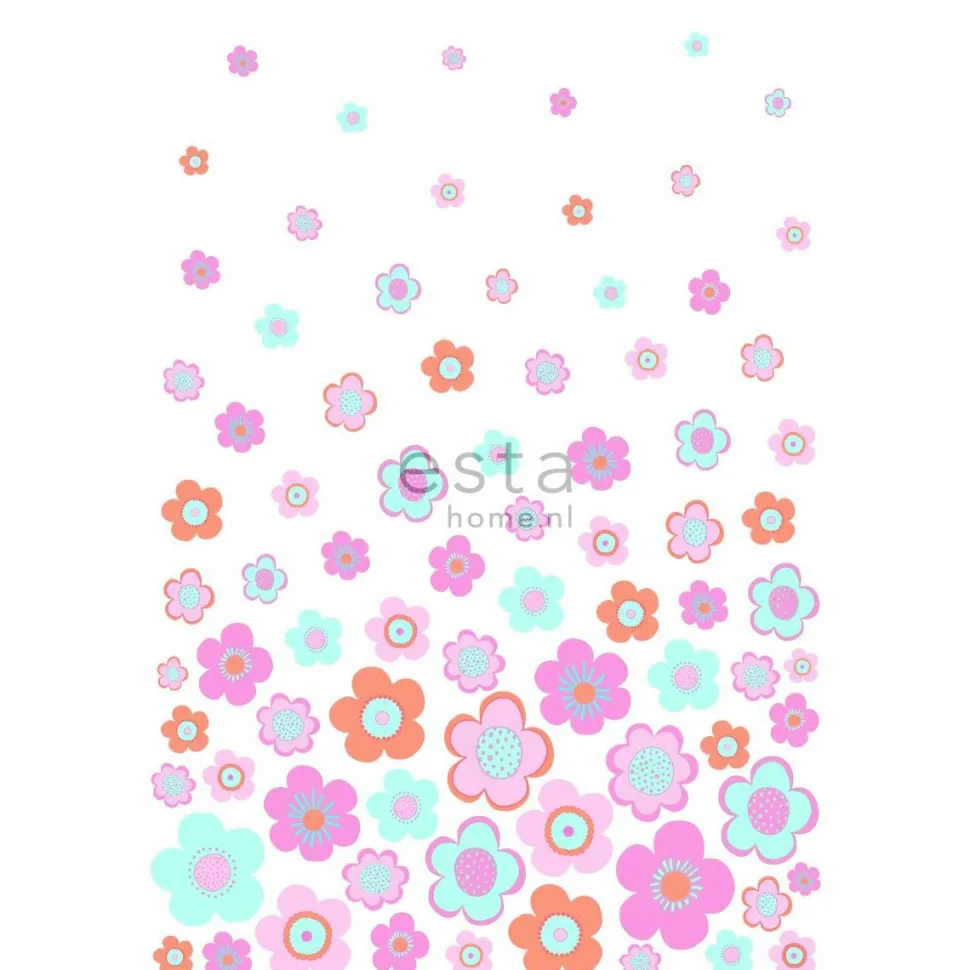 Lastenhuoneen tapetti PhotowallXL Vintage Flowers 158709 1860x2790 mm