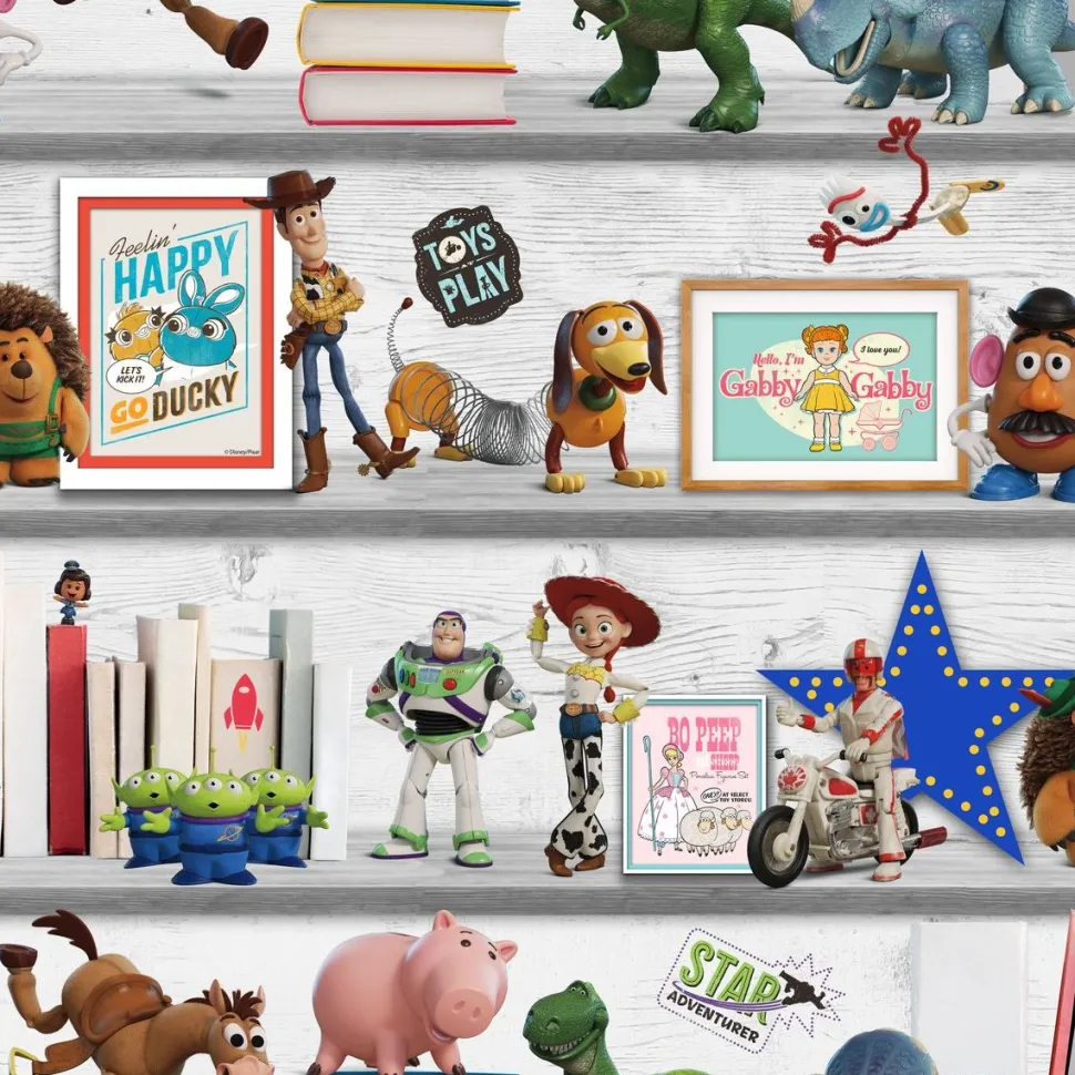 Lastenhuoneen tapetti Sandudd Toy Story Play Date 108017, Disney, monivärinen