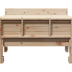 Lasten piknikpöytä 88x122x58 cm, eri materiaaleja ja värejä (33989)