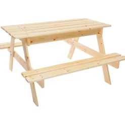 Lasten pöytäryhmä säilytystilalla Timbela M010-1, 90x90x50cm