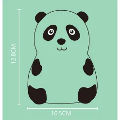 Lasten pöytävalaisin FocusLight Panda RGB ladattava valkoinen