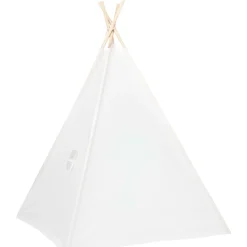 Lasten tiipiiteltta + laukku peachskin valkoinen 120x120x150cm