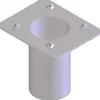 Latausaseman tolpan adapteri SJ-08 betonijalustalle