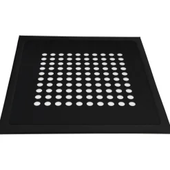 Lattiakaivon kansi PP-Tuote Design Neliö Mattamusta RST 197 x 197 mm