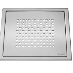 Lattiakaivonkansi Smedbo Outline kolmio 200x200 mm mattaharjattu rst