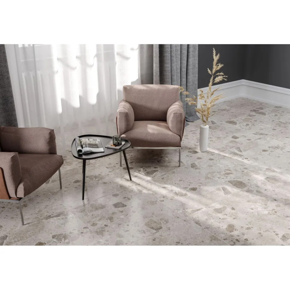 Lattialaatta GoldenTile Ambra 60x60 cm beige