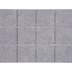 Lattialaatta Graniser Arctic Grey himmeä verkolla 100x100 mm