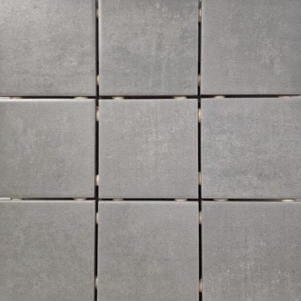 Lattialaatta Kymppi-Lattiat Light Grey, 10x10cm, keskiharmaa, arkki