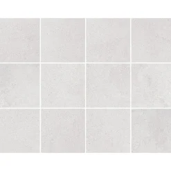 Lattialaatta Pukkila Concreto, 10x10cm, matta, lasitettu, liimatäpläarkki