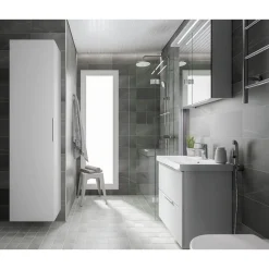 Lattialaatta Pukkila Landstone Grey kuvioitu himmeä sileä 97x97mm