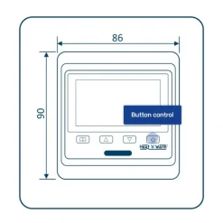 Lattialämmitysmatto Grand Meyer 1 m², 170 W/m² + termostaatti HW500, eri kokoja