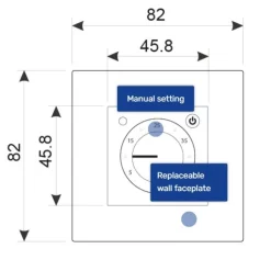 Lattialämmitysmatto Grand Meyer 1 m², 170 W/m² + termostaatti MST-9, eri kokoja