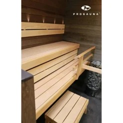 Laudepaketti Prosauna Pro-laude 240 leveys max. 2400 mm syvyys 530/410 mm leppä