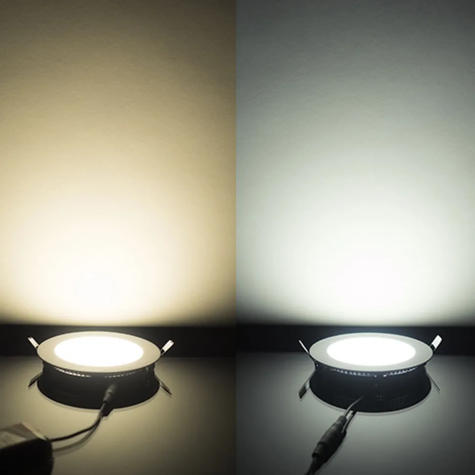 LED alasvalo FTLIGHT Slim Style High Power Square, 9W, IP22, eri vaihtoehtoja