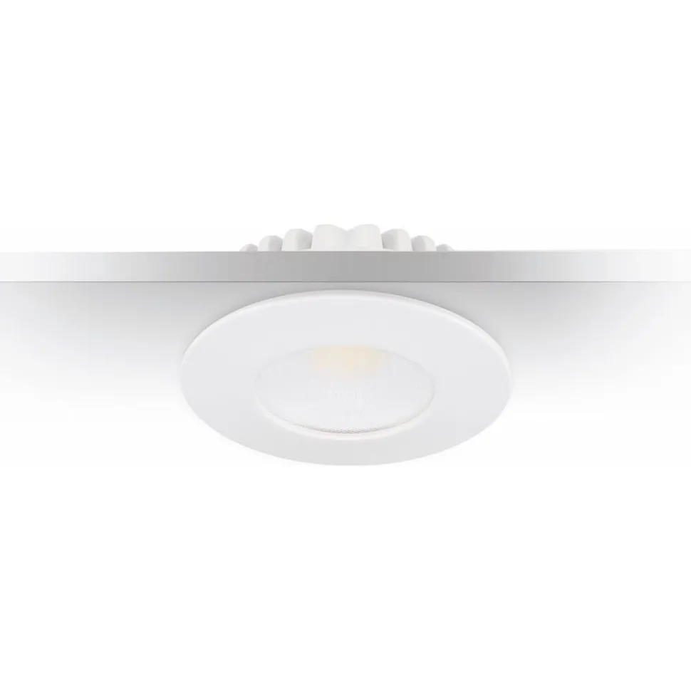 LED-alasvalo Malmbergs MD-231 5W, IP44, valkoinen