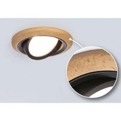 LED-alasvalo Paulmann Lanati Ø84mm upotettava 30° 6W 470lm 2700K