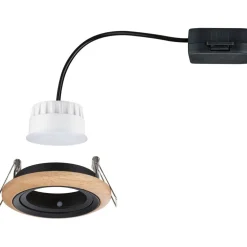 LED-alasvalo Paulmann Lanati Ø84mm upotettava 30° 6W 470lm 2700K