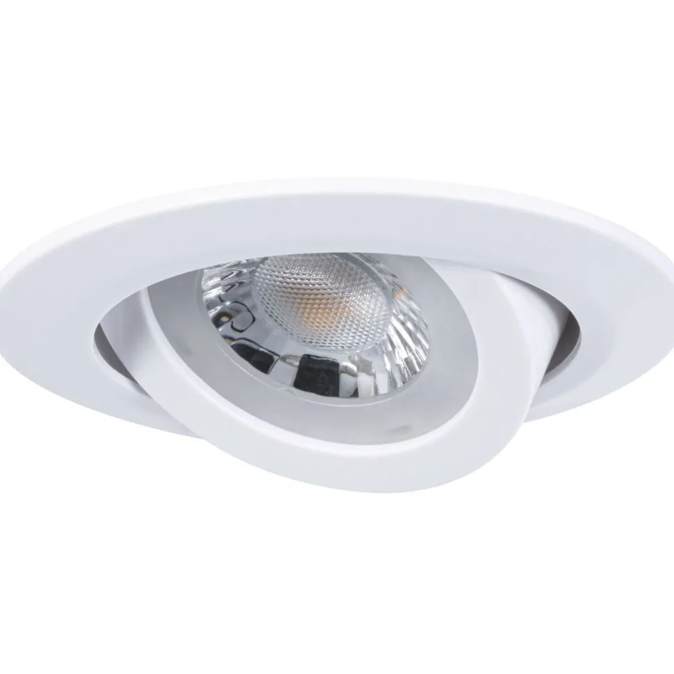 LED-alasvalo Paulmann Ø82mm kääntyvä 70° 4.8W 10x450lm himmennettävä 3000K valkoinen, 10kpl/pkt