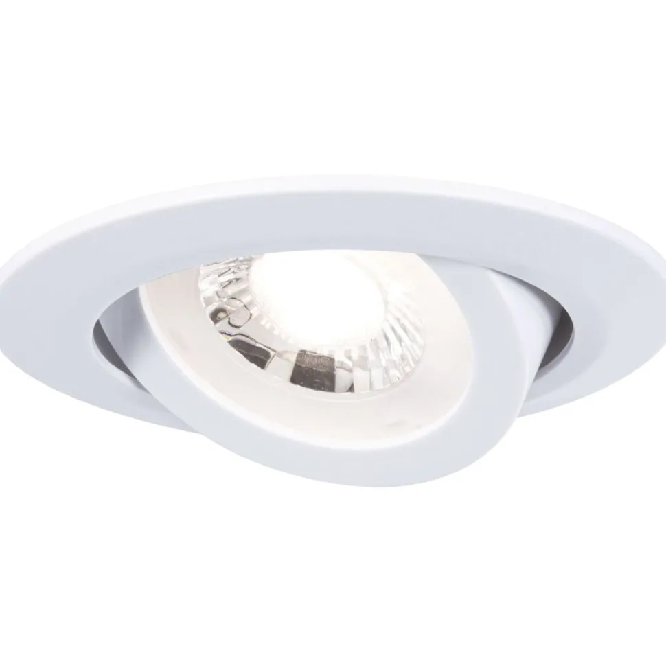 LED-alasvalo Paulmann Ø82mm kääntyvä 70° 4.8W 10x450lm himmennettävä 3000K valkoinen, 10kpl/pkt