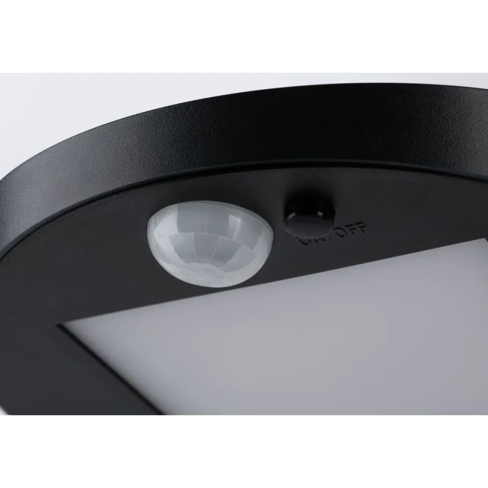 LED-Aurinkokennopollarivalaisin Paulmann Solar Ryse 5W liiketunnistin antrasiitti